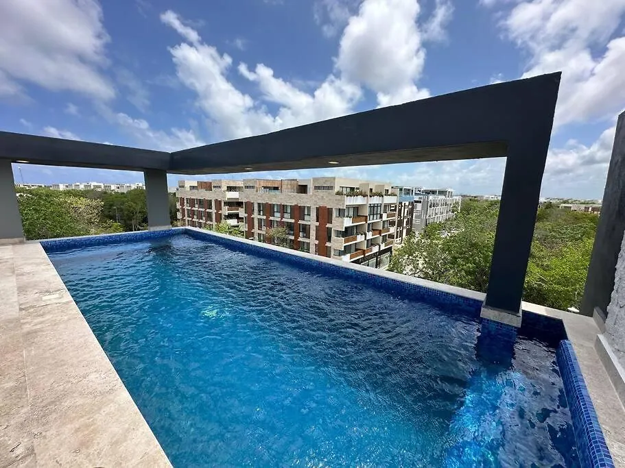 Cozy Studio With Balcony And Rooftop Pool In Tulum 0*,